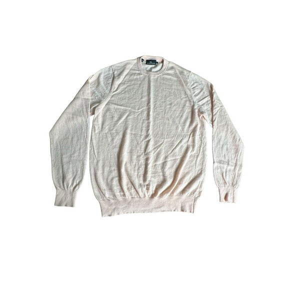 Rodd &‎ Gunn Sz Large Wool Cashmere Blend Light Pink Crew Neck Sweater #K12-1 - Picture 1 of 9